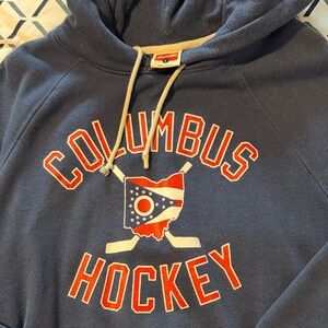 Columbus Hockey Homage Navy Hoodie